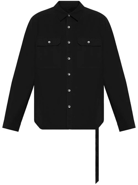  Rick Owens Drkshdw Drawstring Shirt - Black 
