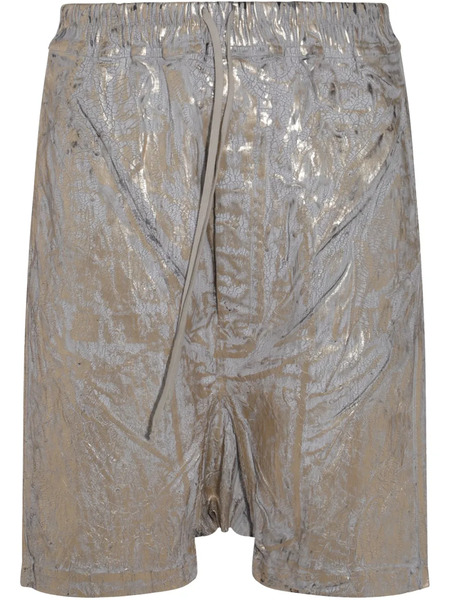  Rick Owens Drkshdw Drawstring Shorts - Gold 
