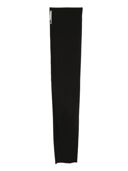 Rick Owens Drkshdw Drawstring Side-slit Maxi Skirt - Black 