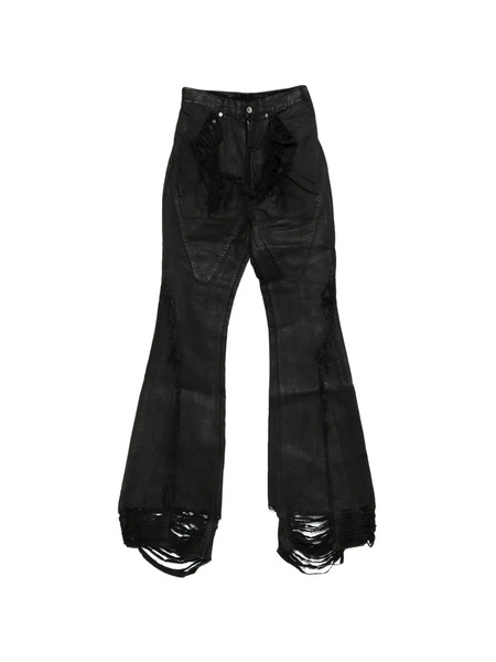  Rick Owens Drkshdw Frayed Jeans - Black 