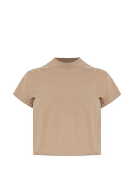  Rick Owens Drkshdw Mockneck Crop Top - Neutrals 