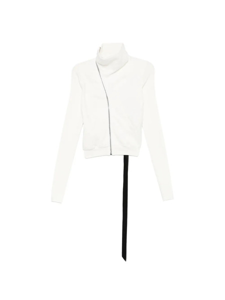  Rick Owens Drkshdw Mountain Asymmetric Sweatshirt - White 