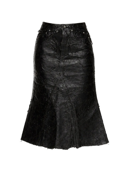  Rick Owens Drkshdw Rear-pocket Skirt - Black 