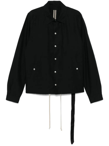 Rick Owens Drkshdw Ripstop Overshirt - Black 