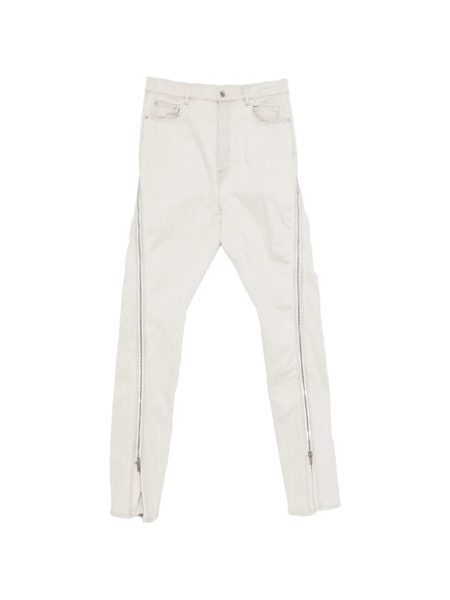  Rick Owens Drkshdw Side Zip Jeans - Neutrals 