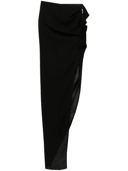  Rick Owens Edfu Maxi Skirt - Black 