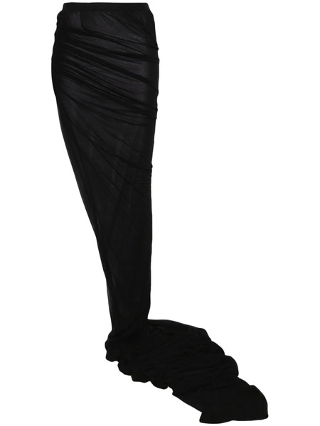  Rick Owens Edfu Maxi Skirt - Black 