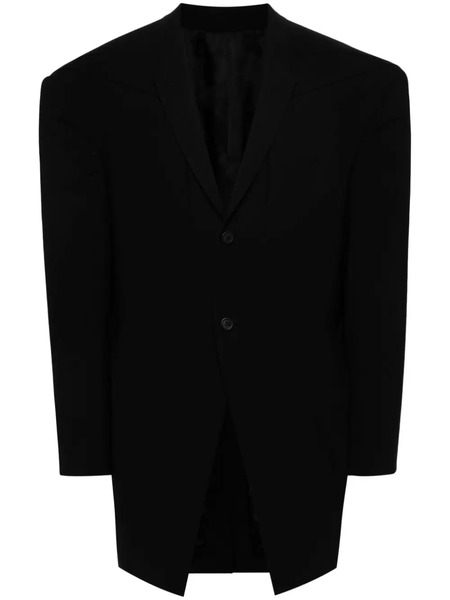  Rick Owens Edfu Single-breasted Coat - Black 