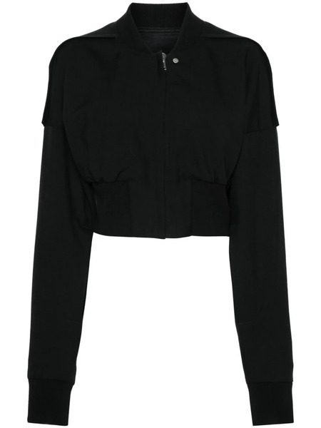  Rick Owens Flight Bomber Jacket - Black 