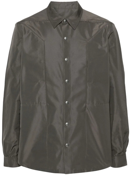  Rick Owens Fogpocket Shirt Jacket - Grey 