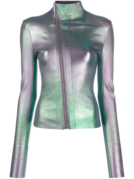  Rick Owens Gary Iridescent-effect Jacket - Green 
