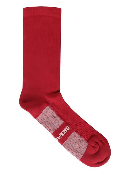  Rick Owens Glitter Socks - Red 