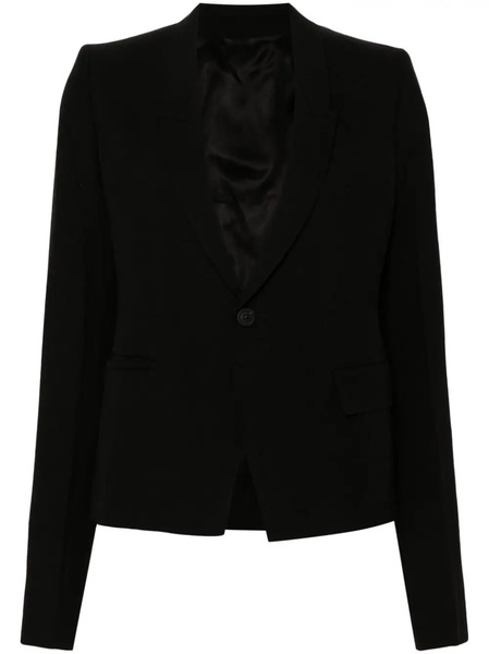  Rick Owens Grain De Poudre Blazer - Black 