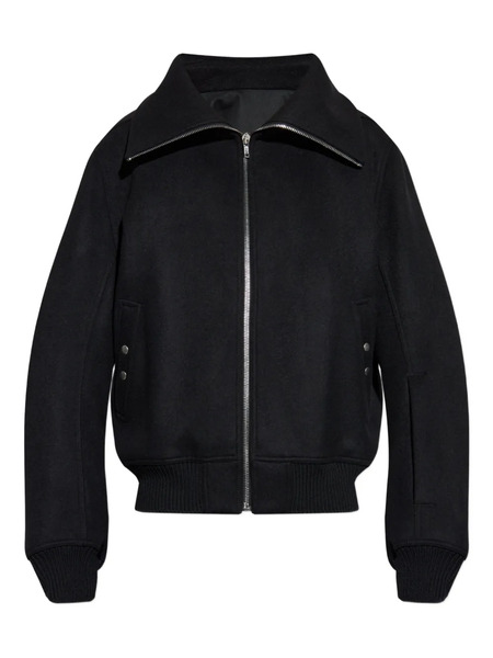  Rick Owens High-neck Wool Jacket - Black 