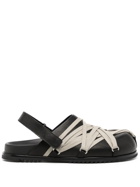  Rick Owens Hollywood Mules - Black 