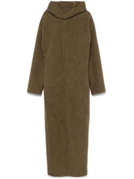  Rick Owens Hooded Coat - Green 