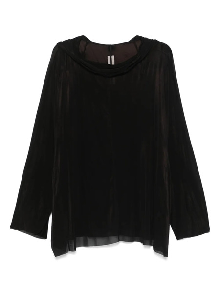 Rick Owens Hooded Tunic - Black 