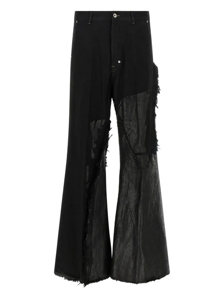  Rick Owens Joris Fringed Jeans - Black 