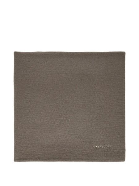  Rick Owens Kids Logo-plaque Blanket - Brown 
