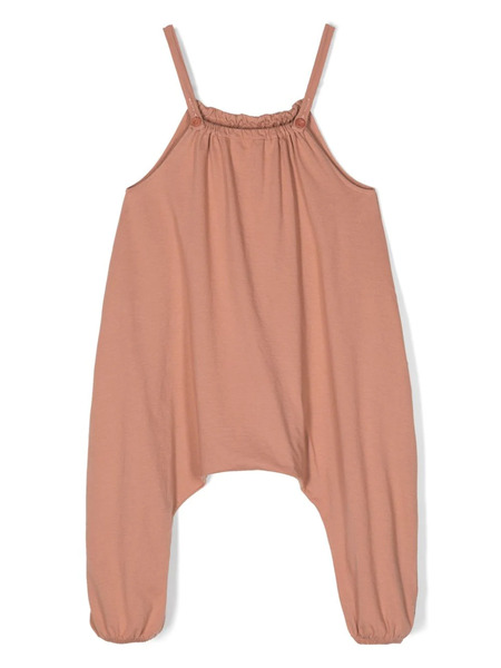  Rick Owens Kids Ruched Jersey Dungaree - Pink 