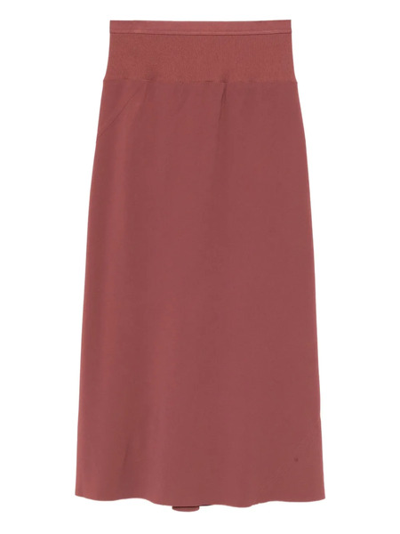  Rick Owens Knee Bias Skirt - Pink 