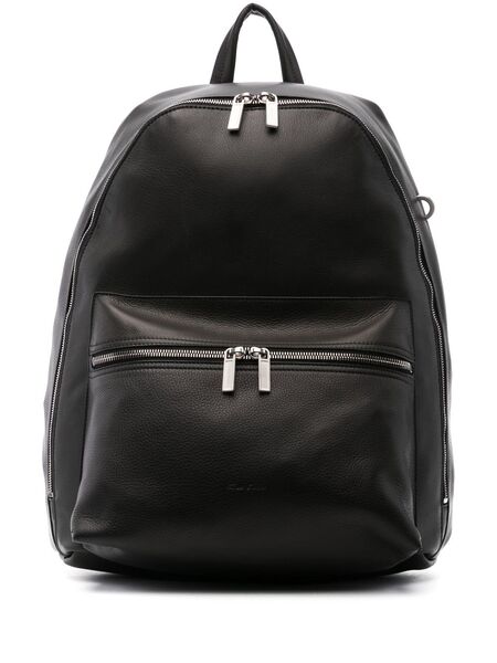  Rick Owens Leather Backpack - Black 