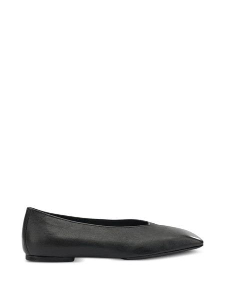  Rick Owens Leather Ballet Flats - Black 