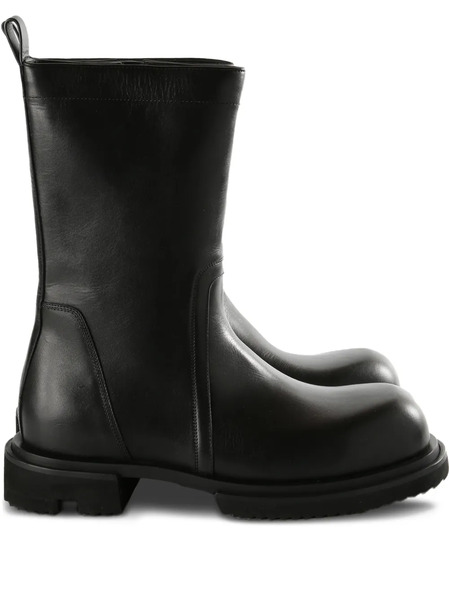  Rick Owens Leather Boots - Black 
