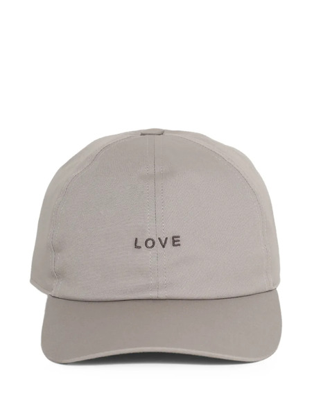 Rick Owens Lettering-embroidery Baseball Cap - Neutrals 
