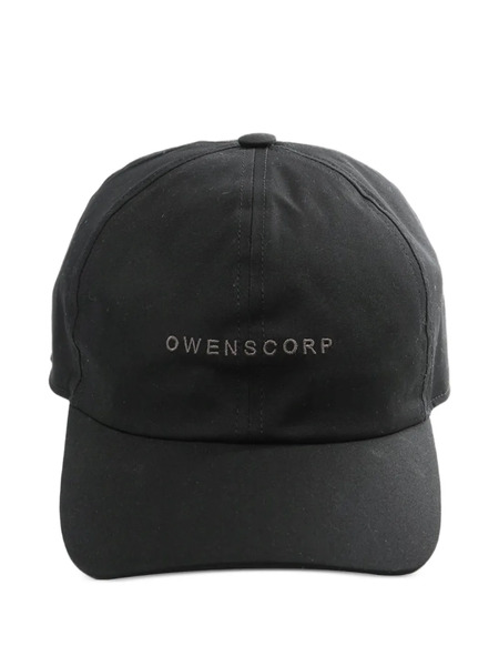  Rick Owens Logo Baseball Cap Hat - Black 