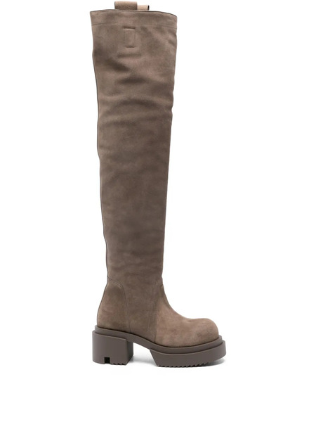  Rick Owens 70mm Wader Bogun Over-the-knee Boots - Brown 