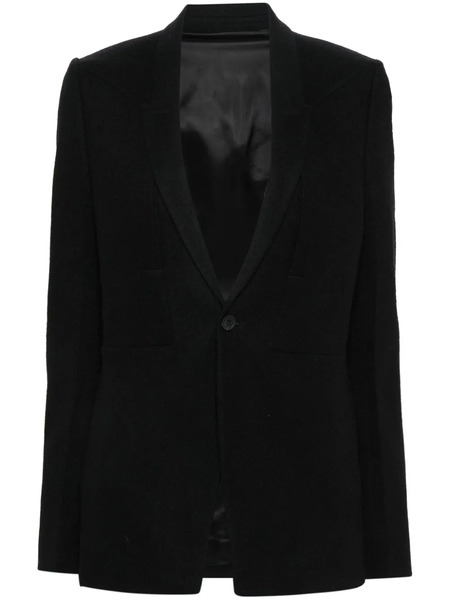  Rick Owens Narrow-lapels Single-breasted Blazer - Black 