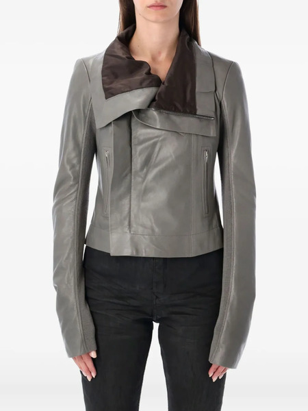  Rick Owens Naska Lambskin Jacket - Grey 