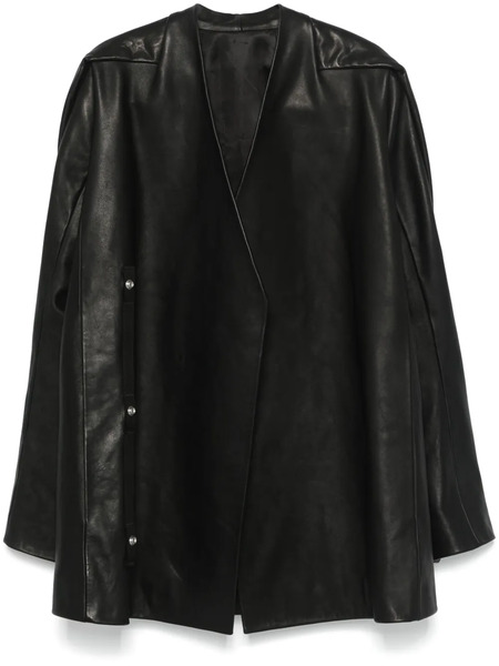  Rick Owens Officer Coat - Black 