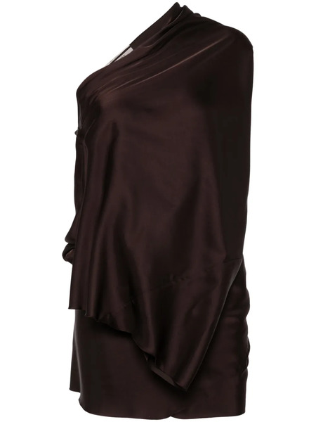  Rick Owens One-sleeve Top - Brown 