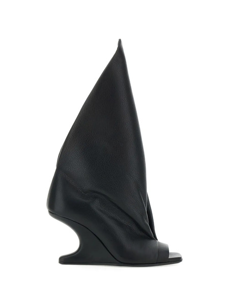  Rick Owens Open-toe Structured Sandals - Black 