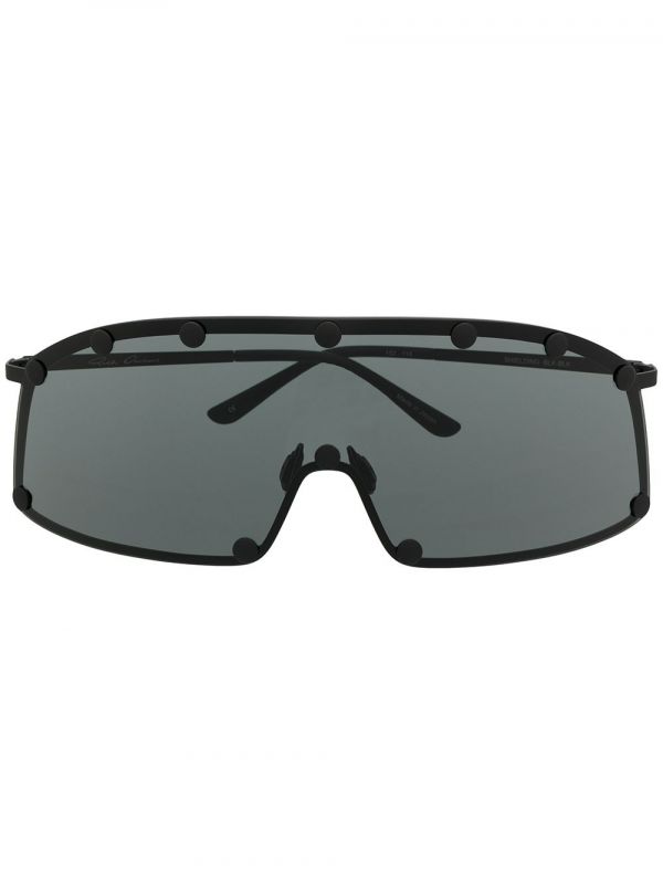  Rick Owens Oversized Sunglasses - Black 