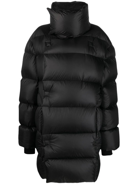  Rick Owens Padded High-neck Coat - Black 