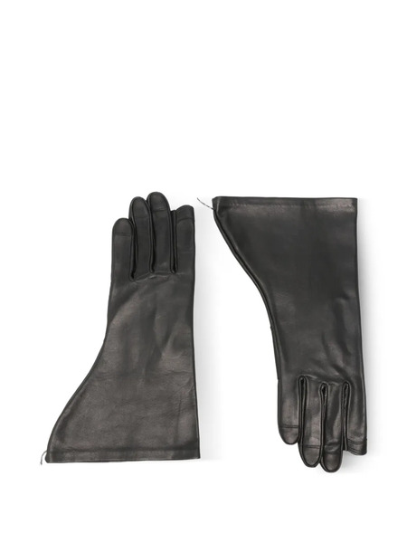  Rick Owens Panelled Gloves - Black 