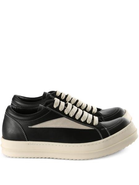  Rick Owens Panelled Low-top Sneakers - Black 