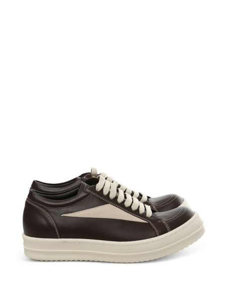  Rick Owens Panelled Sneakers - Brown 