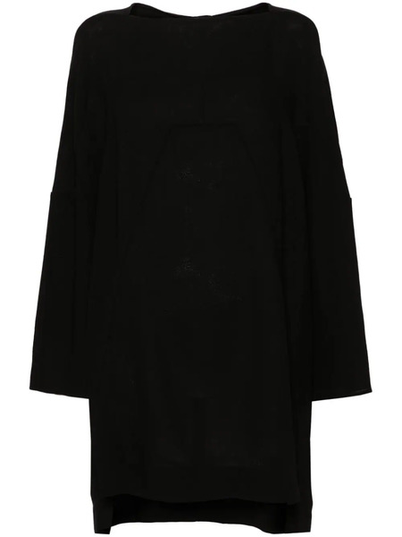  Rick Owens Phleg Mini Virgin Wool Blouse - Black 