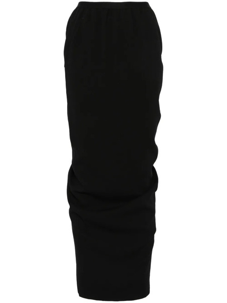  Rick Owens Pillar Maxi Skirt - Black 