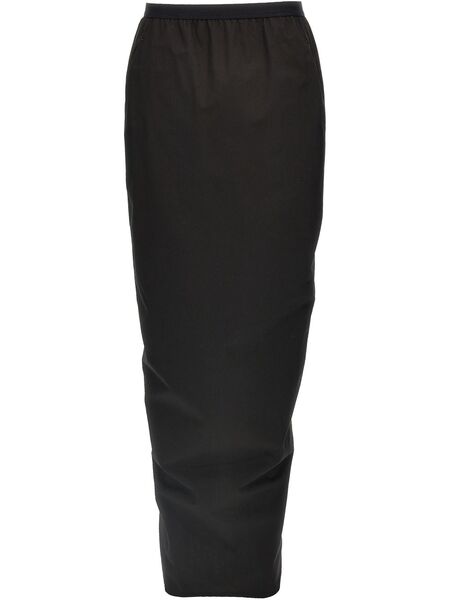  Rick Owens Pillar Maxi Skirt - Black 