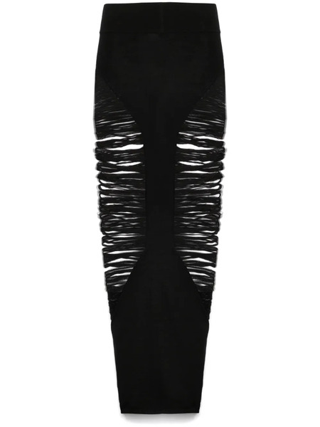  Rick Owens Pillar Maxi Skirt - Black 