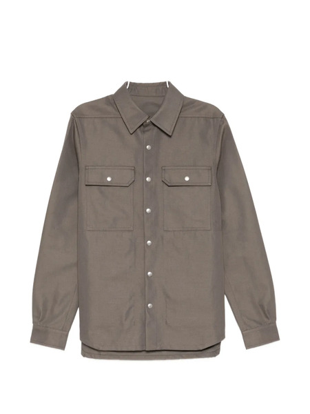  Rick Owens Pocket Shirt Jacket - Brown 