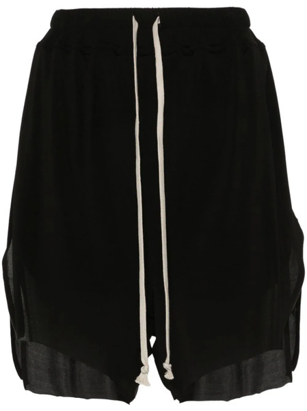  Rick Owens Raw-cut Shorts - Black 