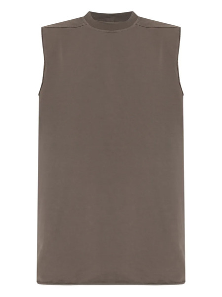 Rick Owens Raw-edge Sleeveless Vest - Brown 
