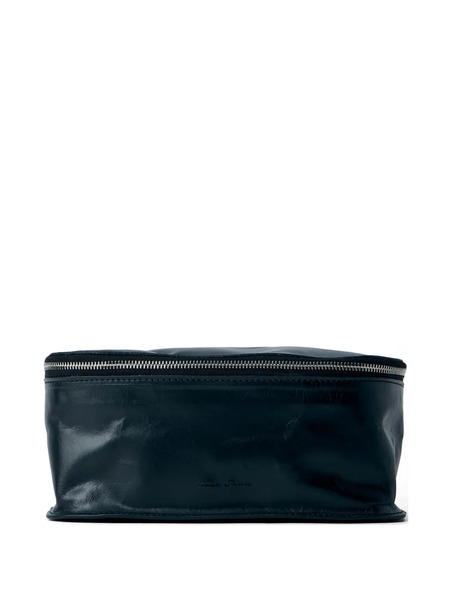  Rick Owens Rectangular Zip Clutch Bag - Black 