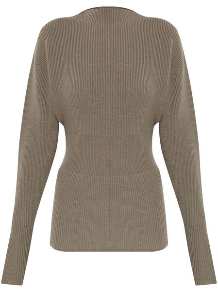  Rick Owens Ribbed-knit Wool Jumper - Green 